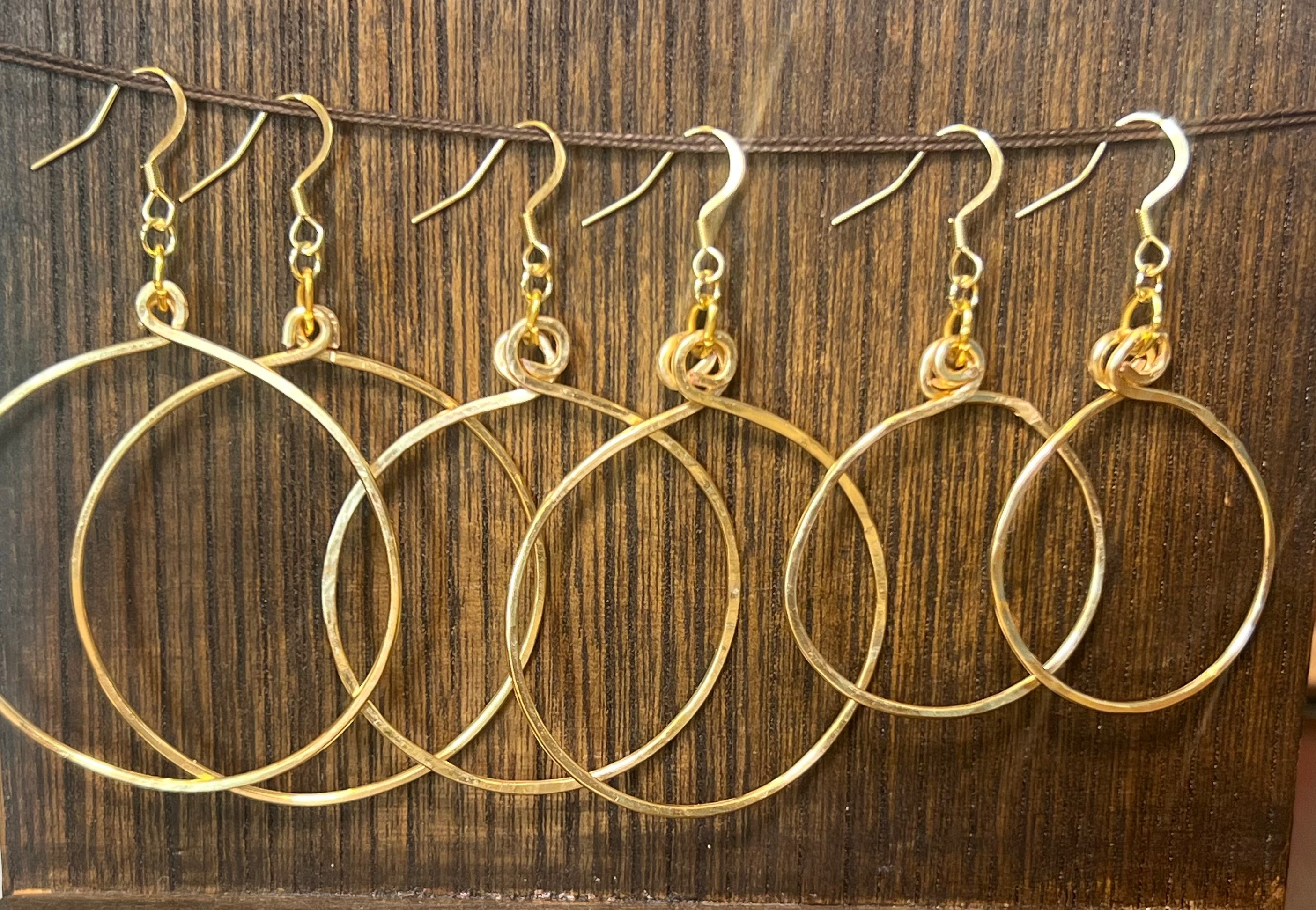 Tela Hoops - various sizes Gold