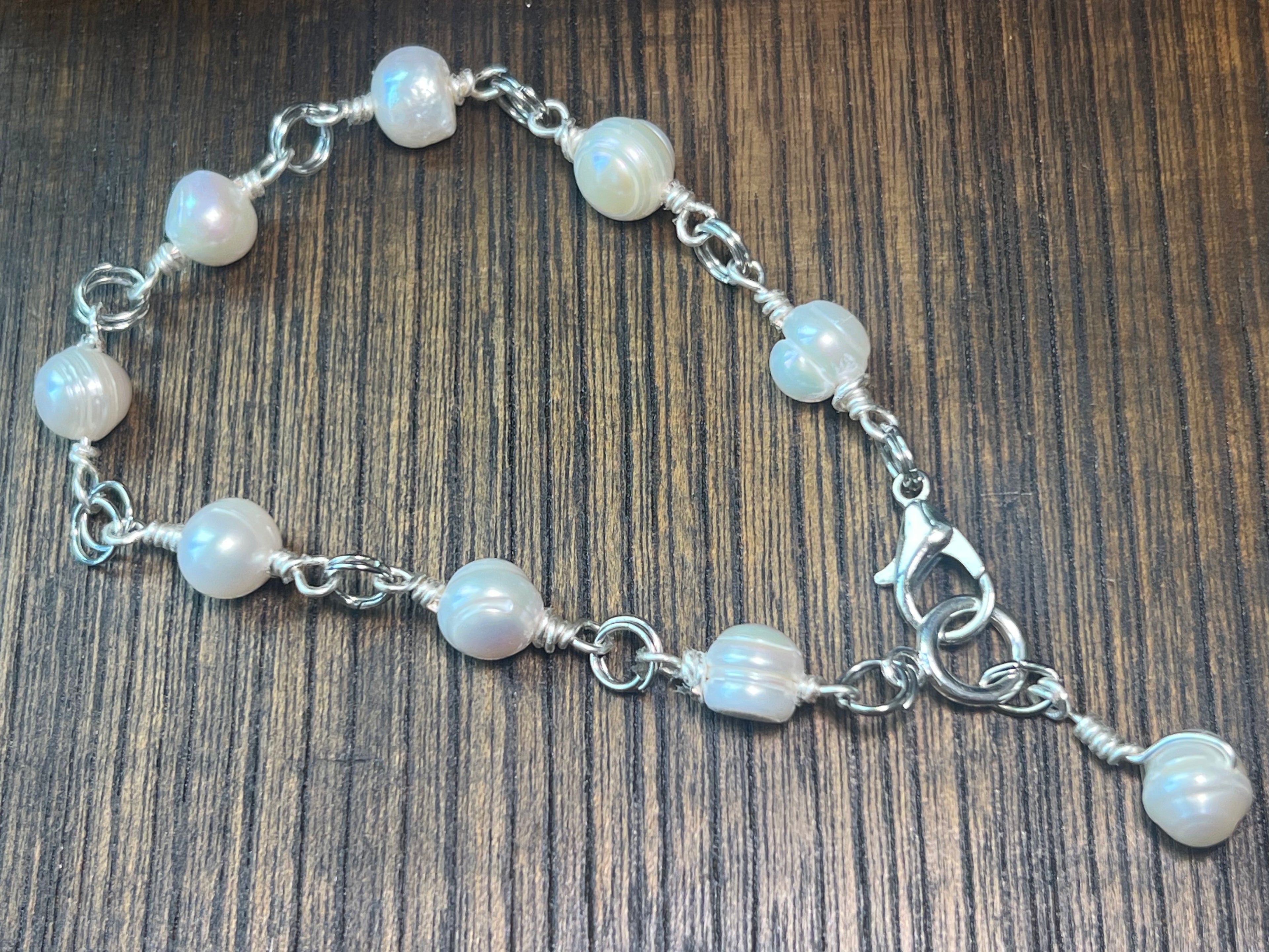 Freshwater Pearl Bracelet 8”