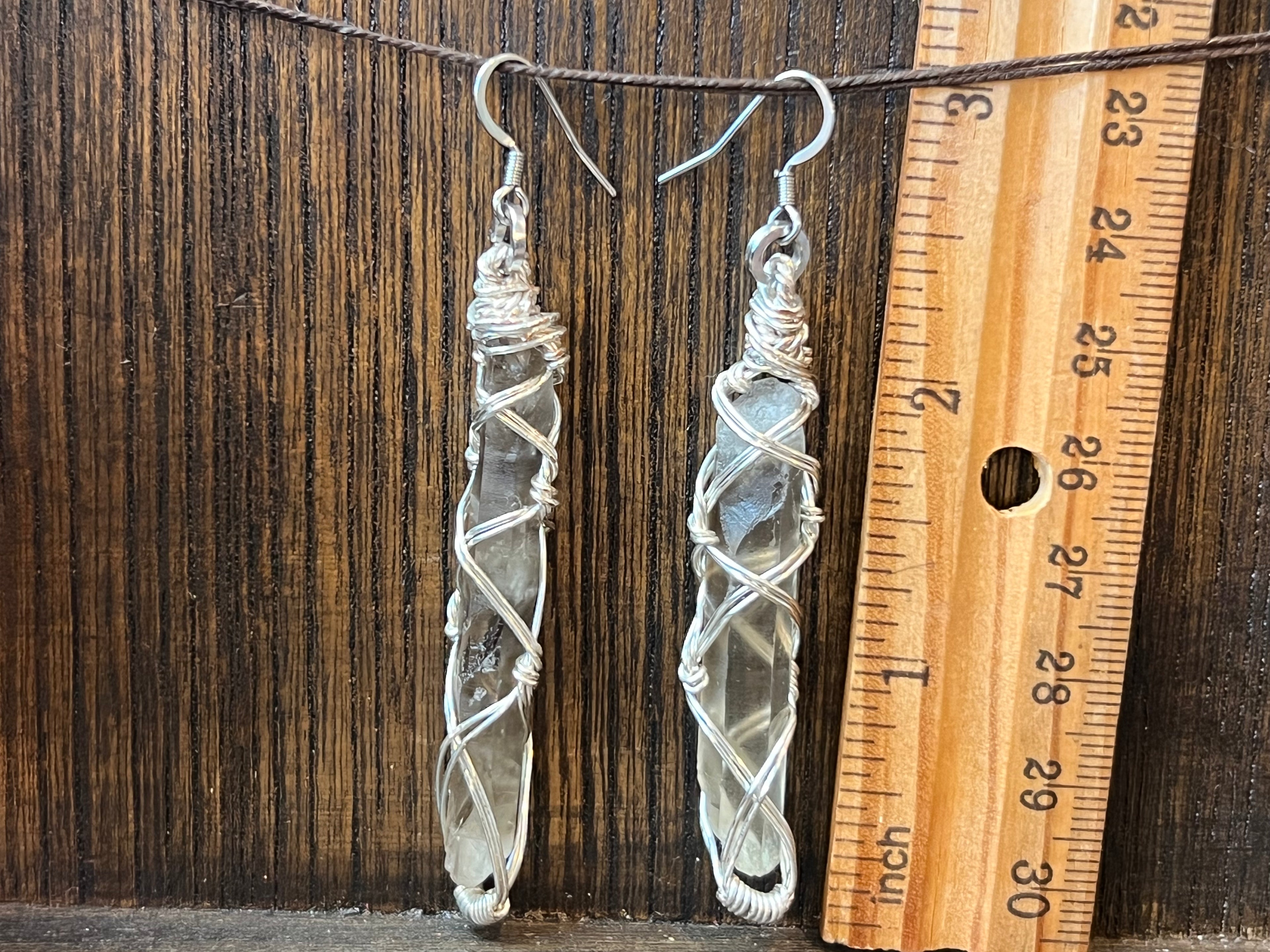 Smoky Quartz Earrings big