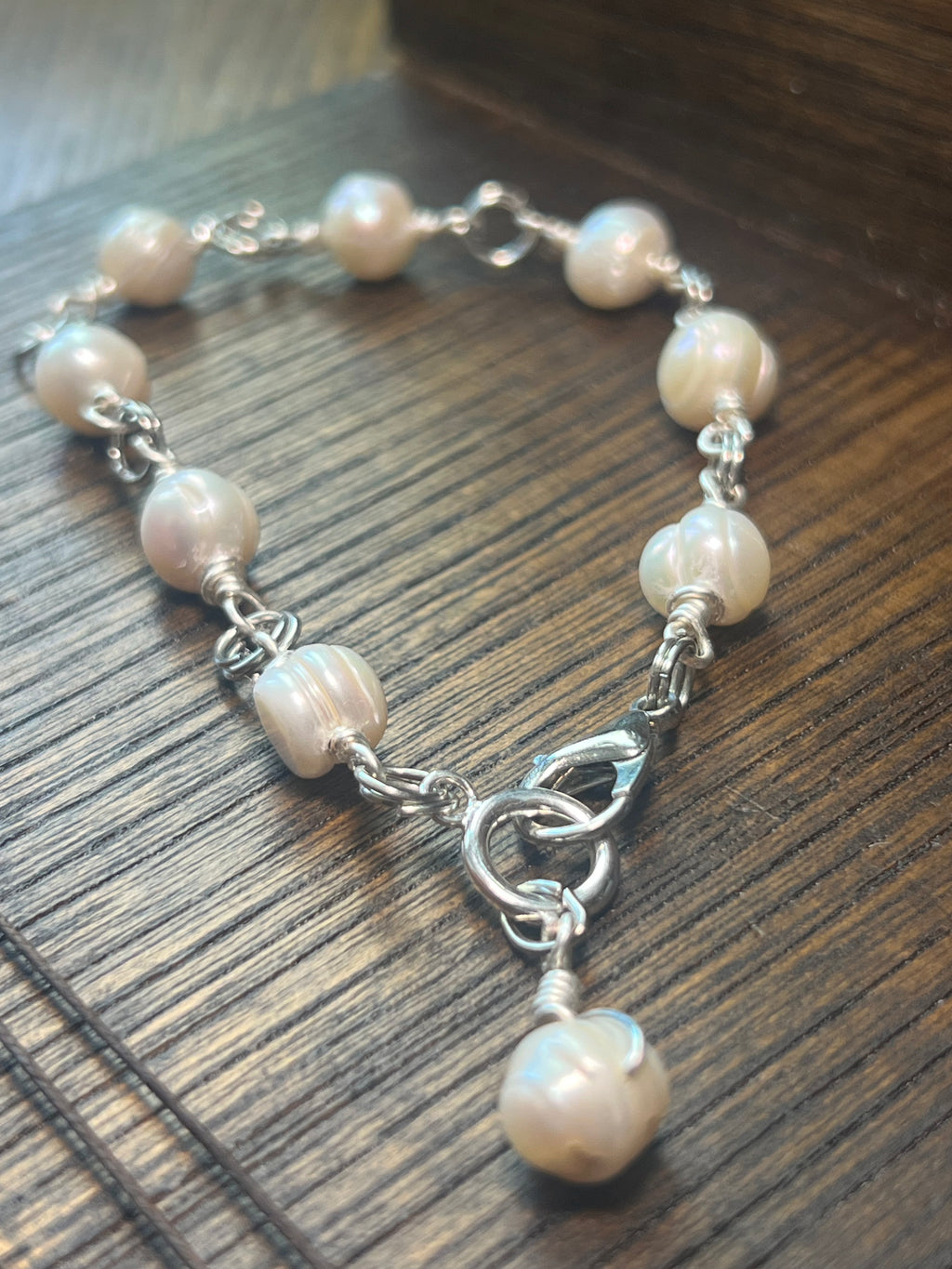 Freshwater Pearl Bracelet 8”