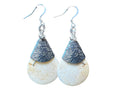 Buffalo Bone Earrings - vintage
