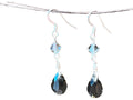 Swarovski Crystal Earrings - Grey