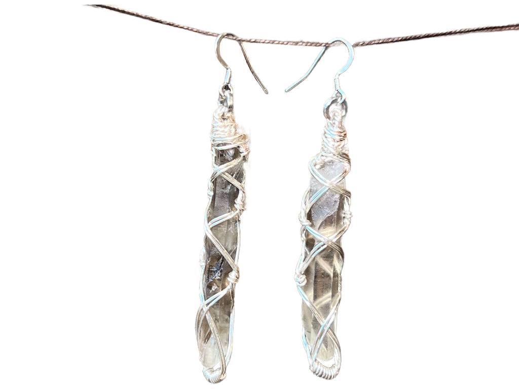 Smoky Quartz Earrings big