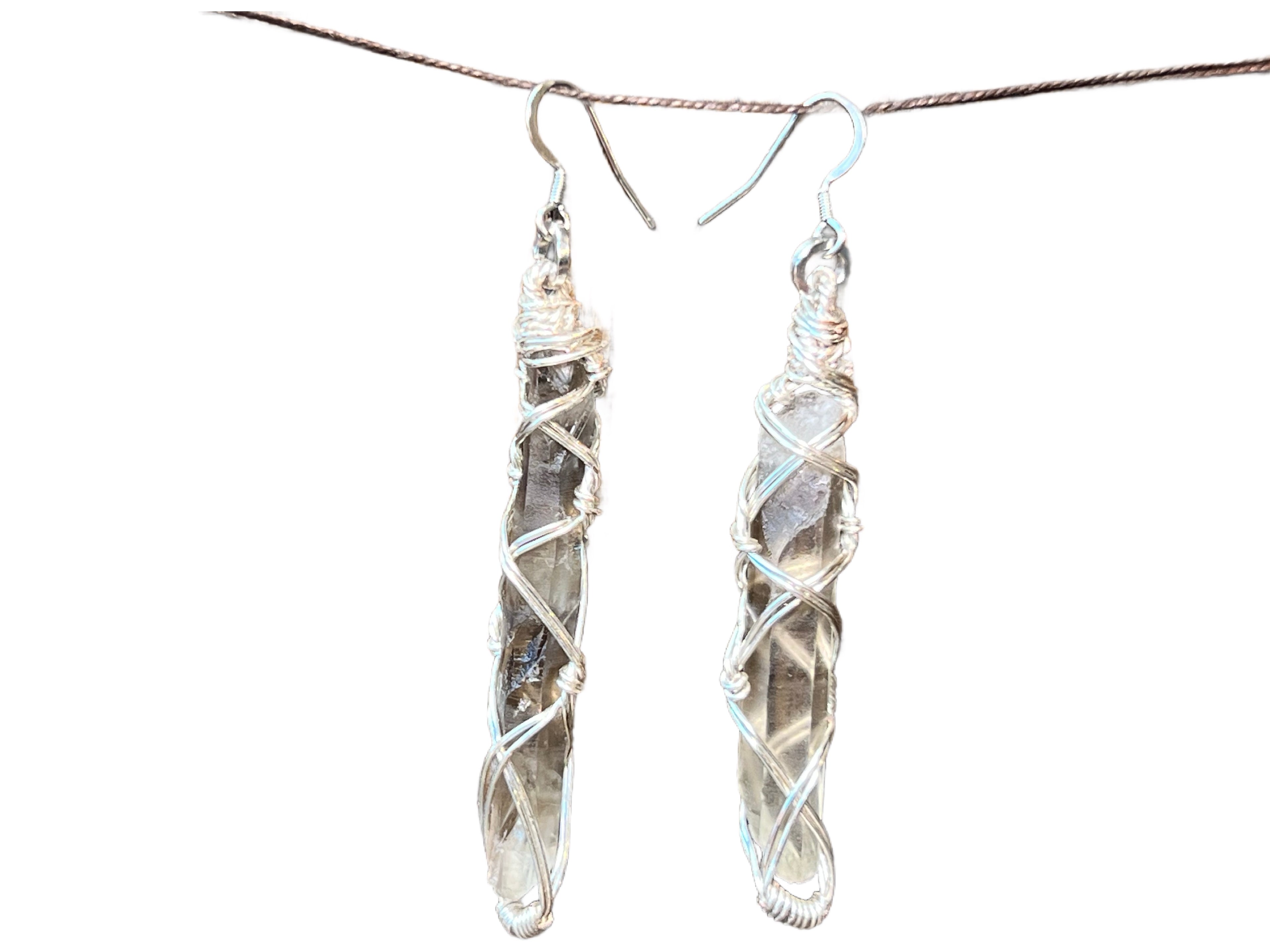 Smoky Quartz Earrings big