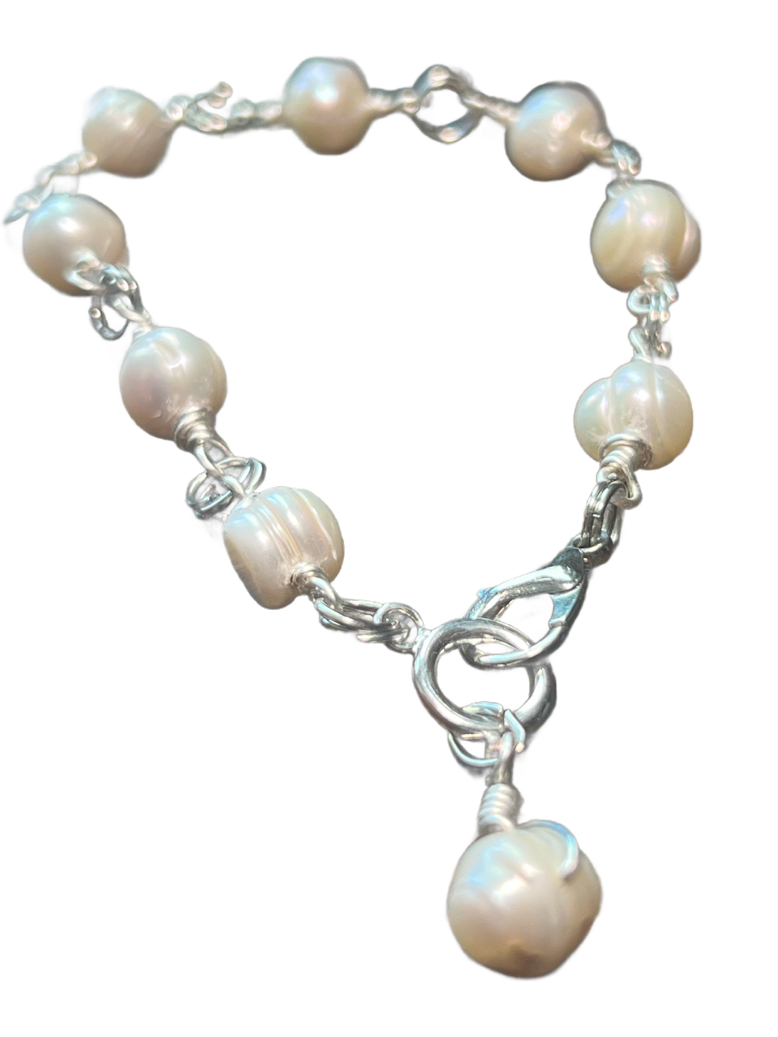 Freshwater Pearl Bracelet 8”