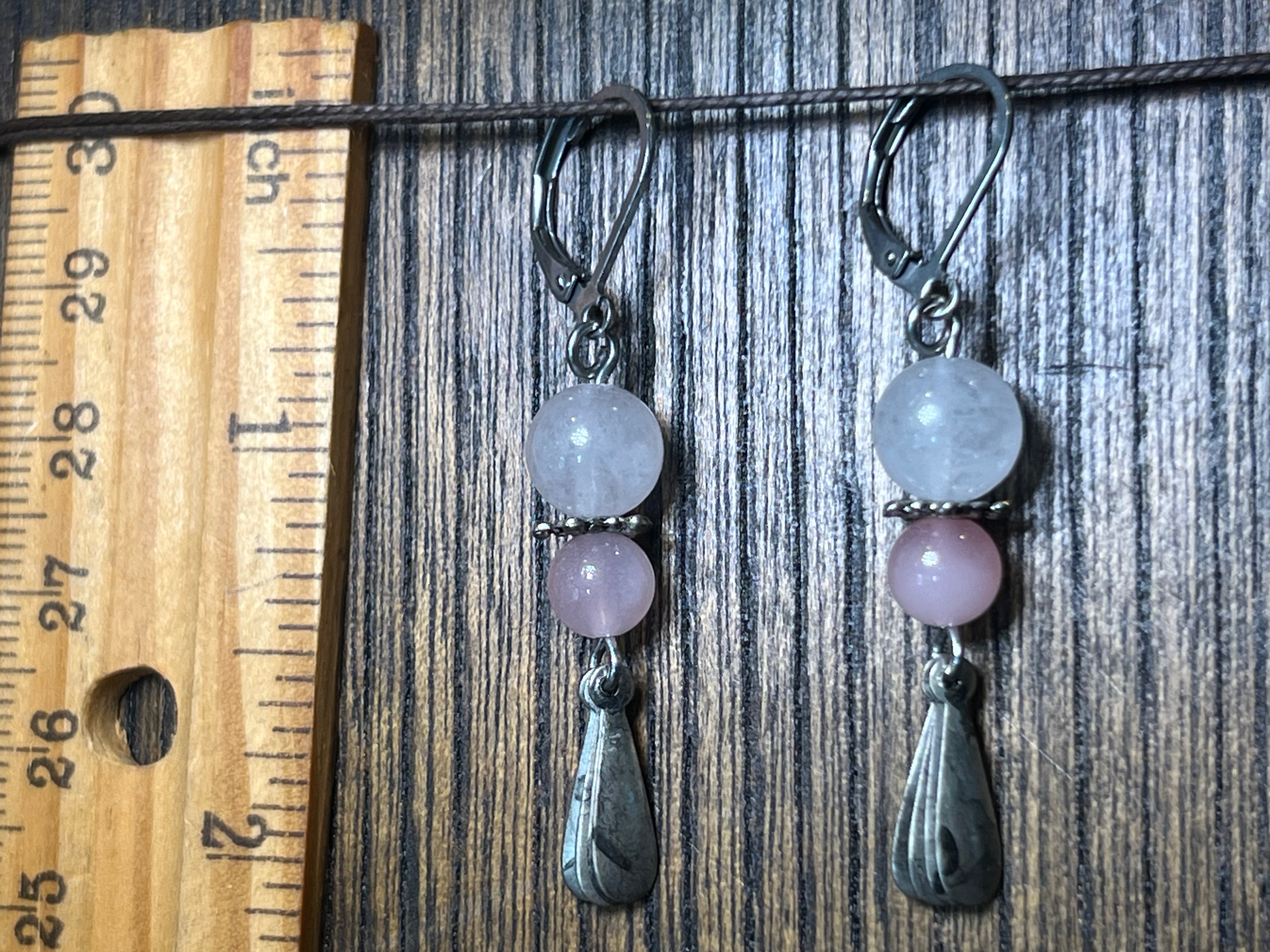 Rose Quartz Earrings