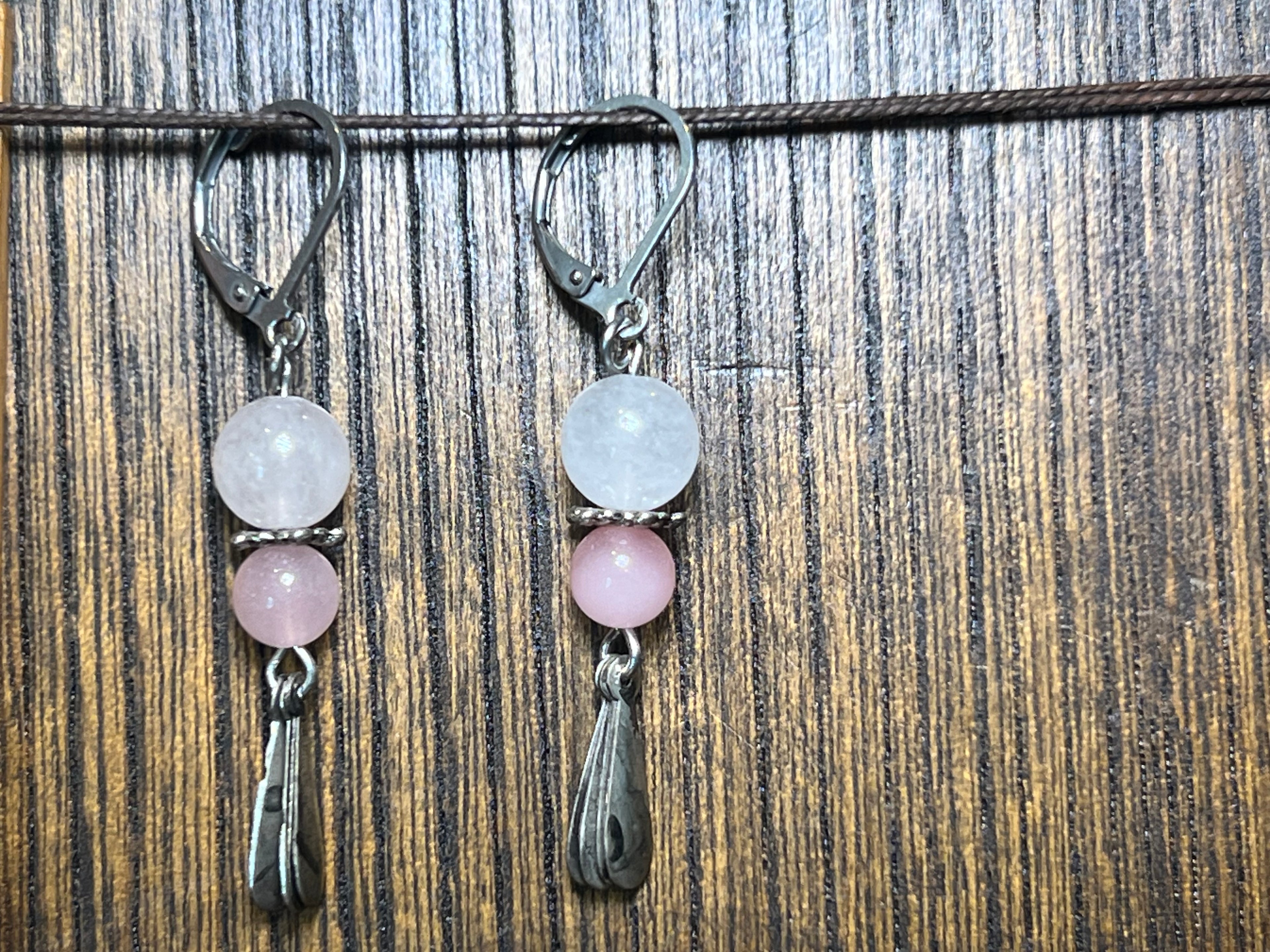 Rose Quartz Earrings