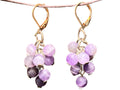 Amethyst Shaky Earrings - matte