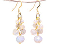 Cloudy Glass Shaky Earrings