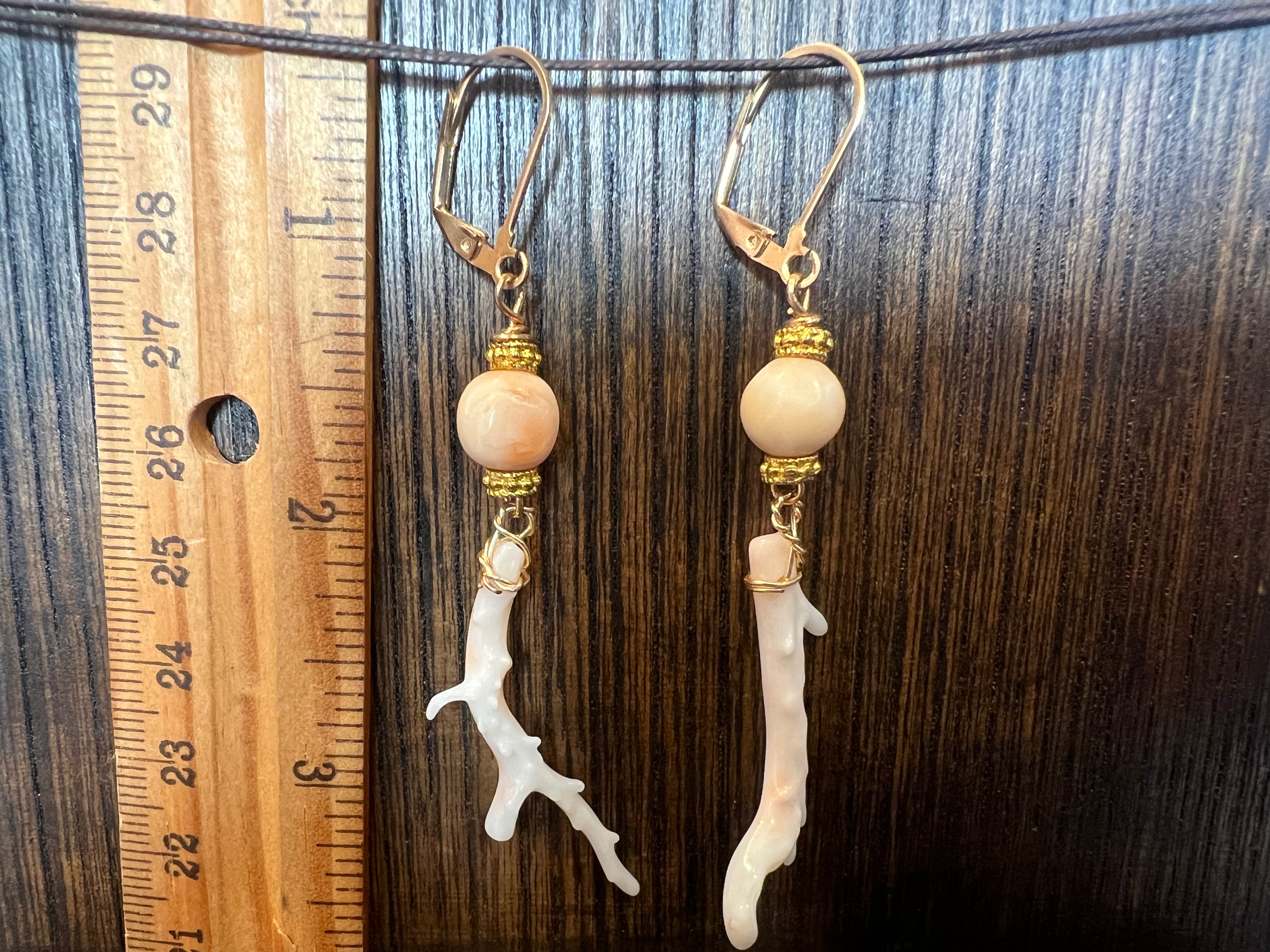 Vintage Coral earrings