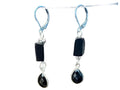 Onyx earrings - black