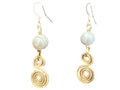 Freshwater Pearl earrings - gold