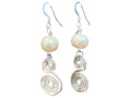 Freshwater Pearl earrings - silver