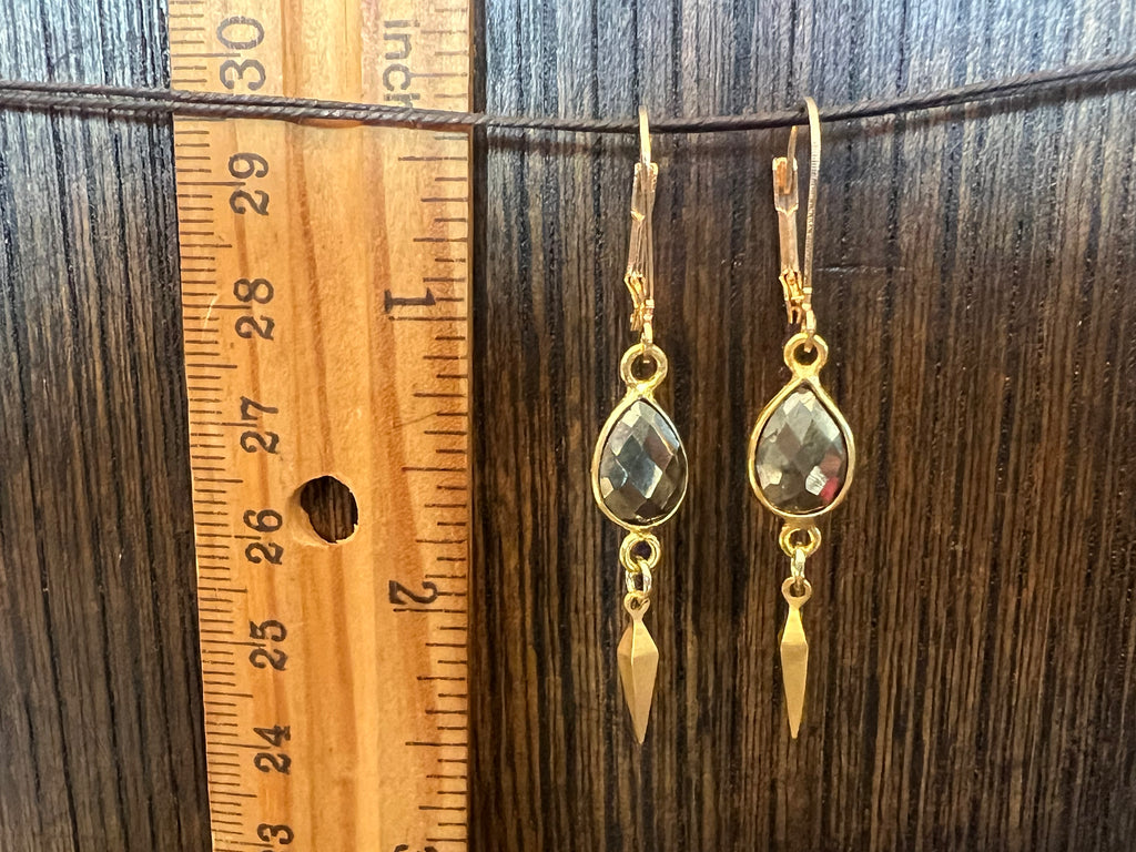 Pyrite earrings