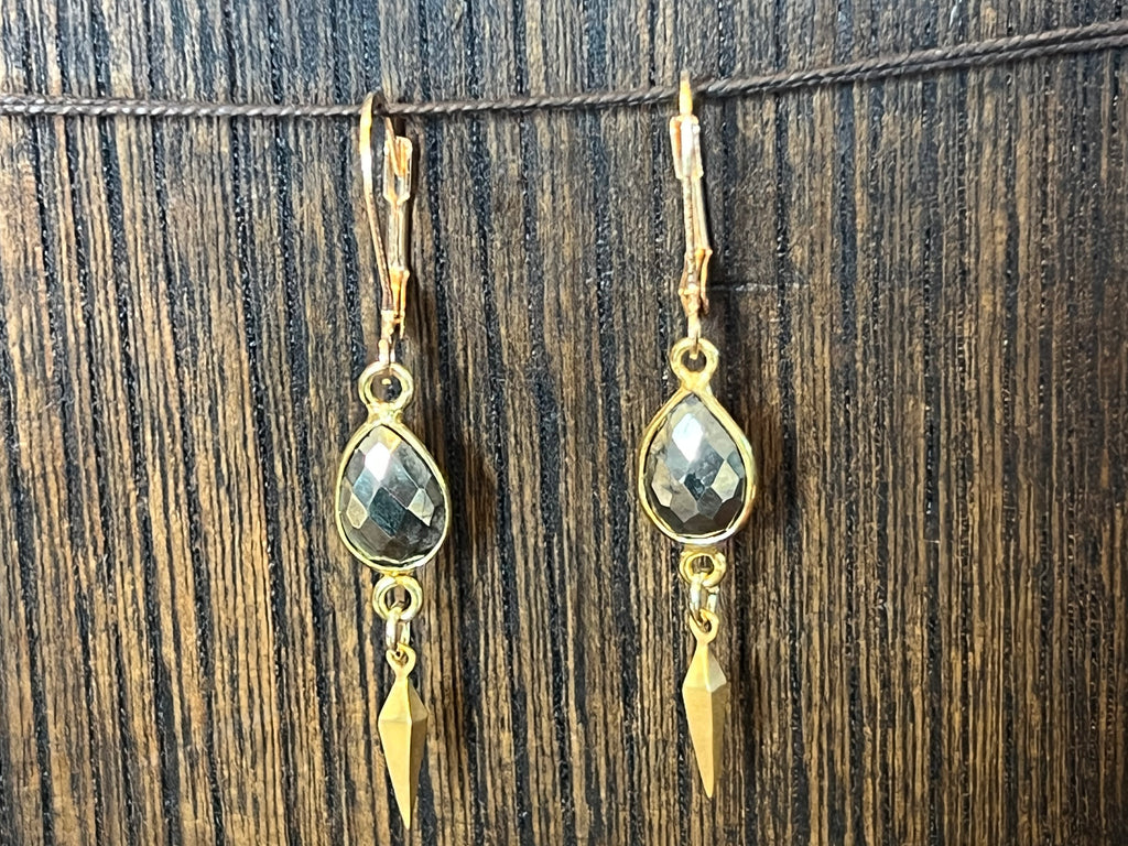 Pyrite earrings