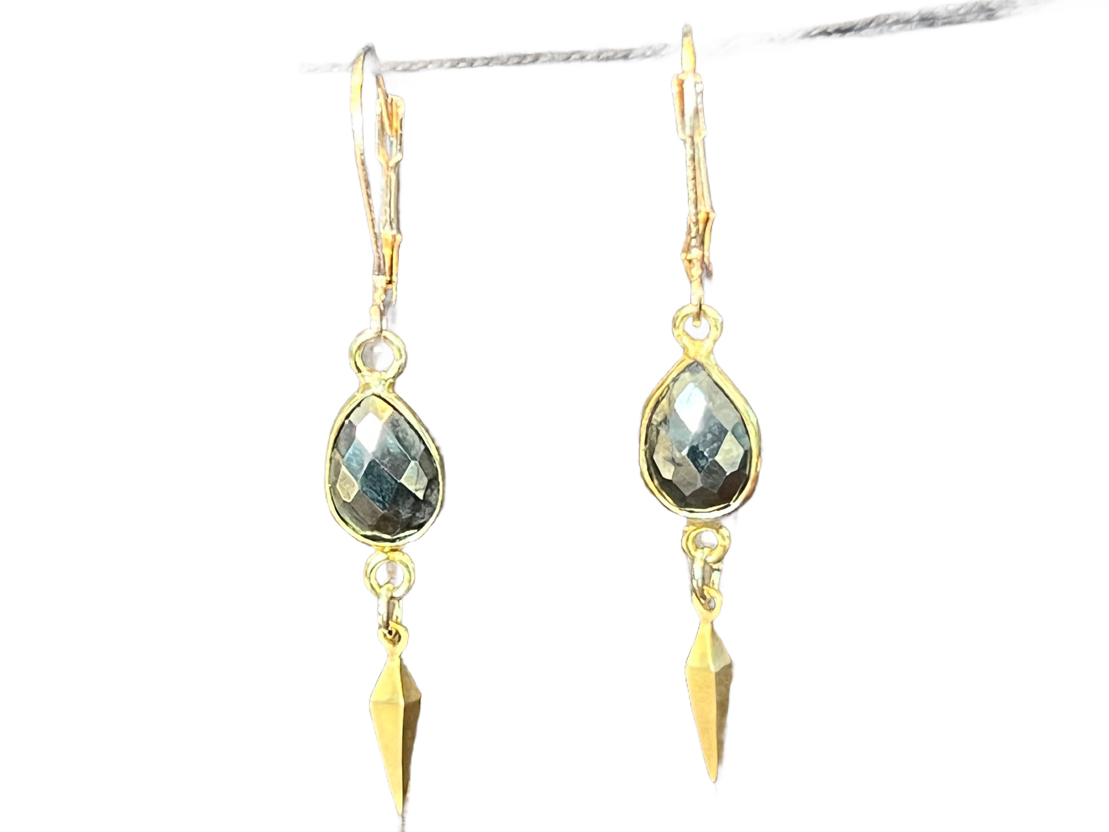 Pyrite earrings