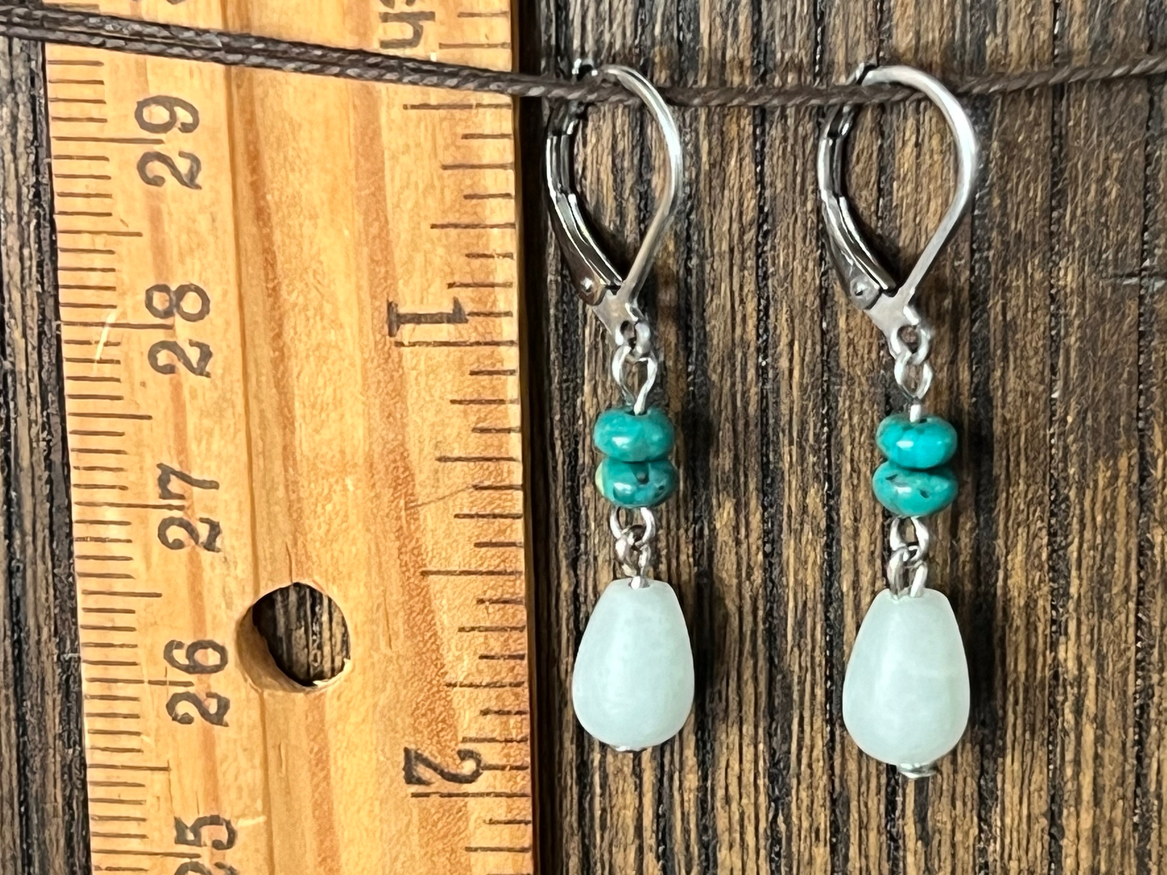 Amazonite & Turquoise earrings