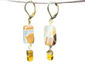 Onyx and Tiger’s Eye earrings