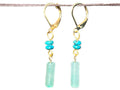 Aventurine & Turquoise earrings