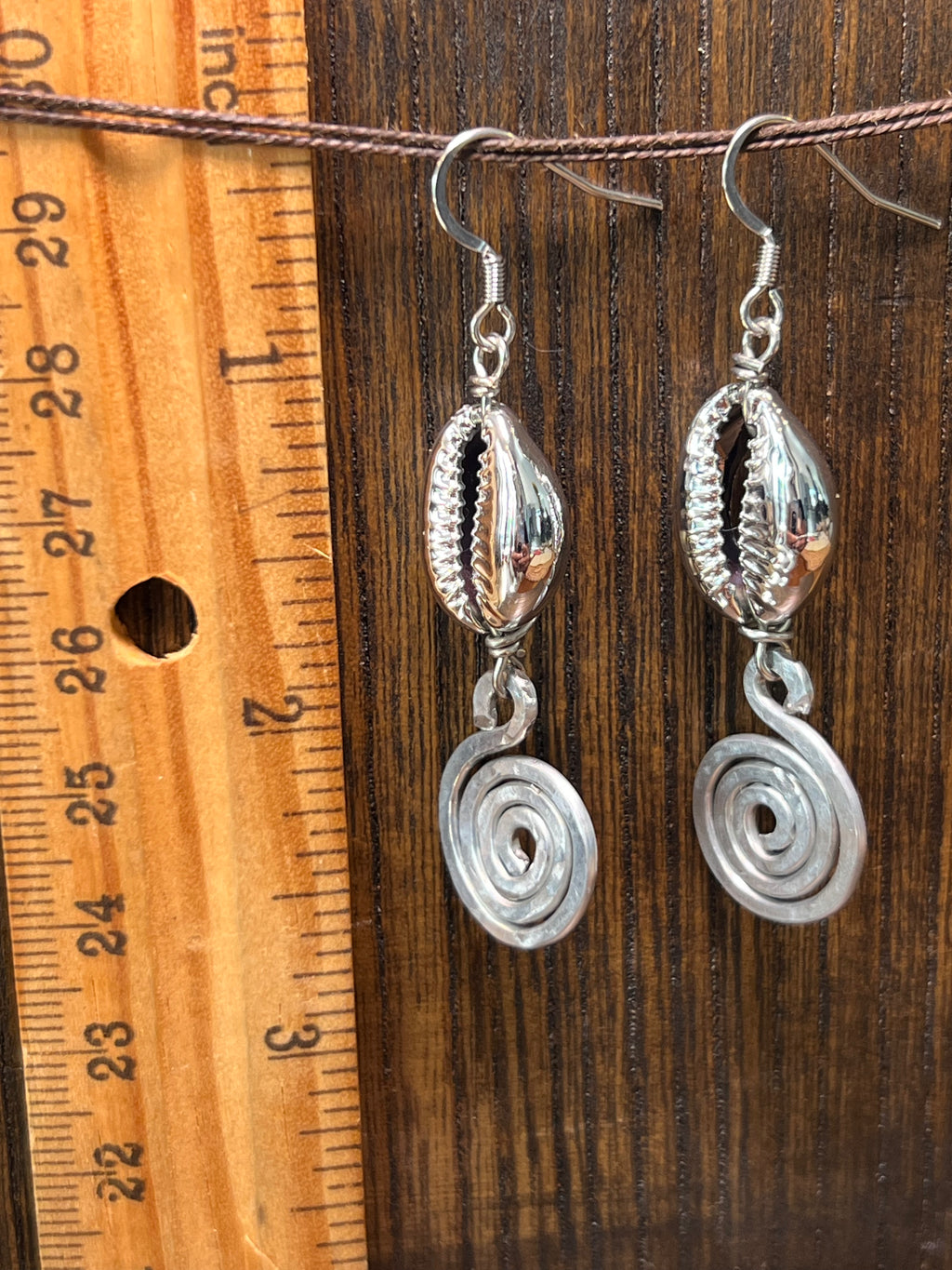 Cowrie Shell and Silver Pl copper on stainless steel - different styles (Copy)