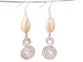 Cowrie Shell and Silver Pl copper on stainless steel - different styles (Copy)